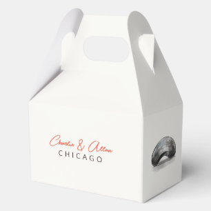 Chicago wedding favour box