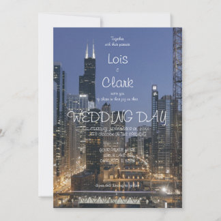 Chicago Wedding Invitation