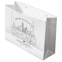 Chicago Wedding | Stylised Skyline