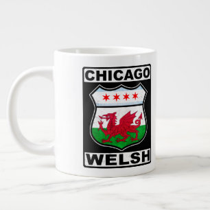 Chicago Welsh American Large Coffee Mug