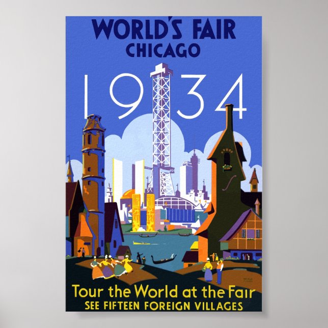Chicago-Weltausstellung 1934 Poster (Front)