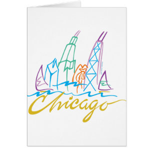 Chicago Windy City Skyline