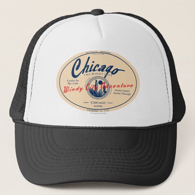 Chicago Windy City Trucker Hat (Front)