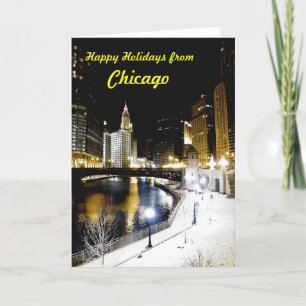 Chicago Winter Greeting Card