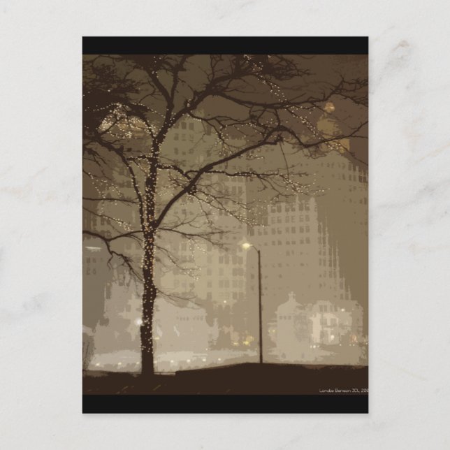 Chicago Winter Postcard (Front)