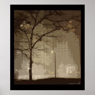 Chicago Winter Wonderland Poster