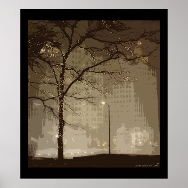 Chicago Winter Wonderland Poster (Front)