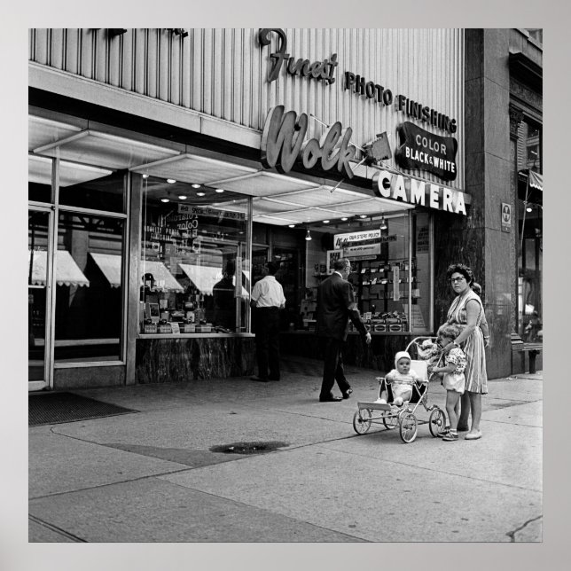 Chicago Wolk Camera 1963 Photo 133 North Wabash  Poster (Front)
