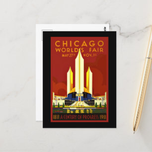 Chicago World's Fair, 1933 Postcard