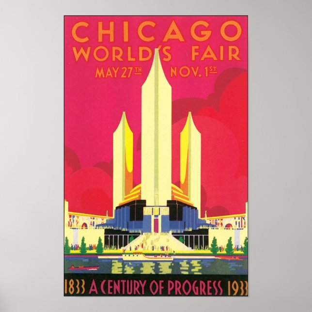 Chicago World's Fair, 1933 Poster (Front)