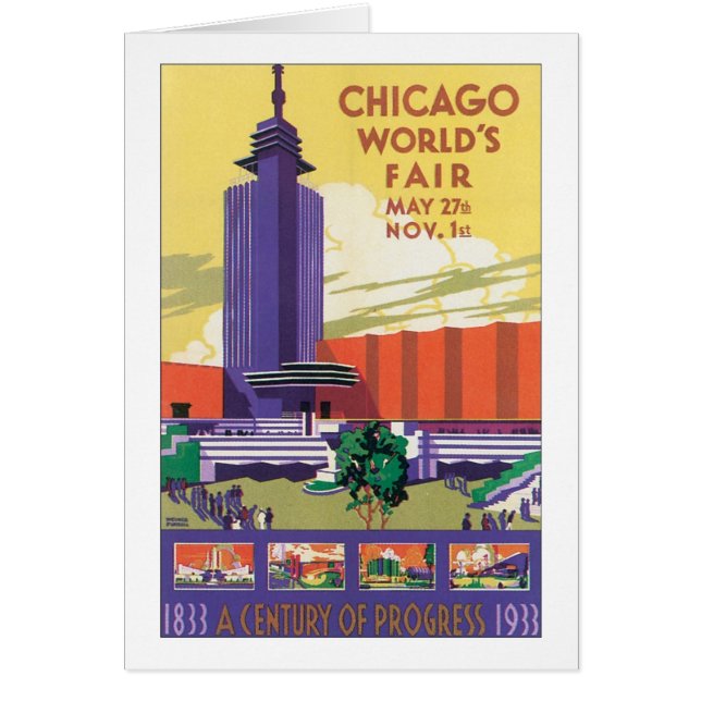 Chicago World's Fair Poster 1933 (Front)