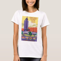 Chicago World's Fair Vintage Travel Poster