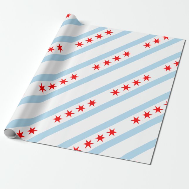 Chicago Wrapping Paper (Unrolled)