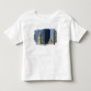 Chicago, Wrigley Building with Trump Hotel & Toddler T-Shirt
