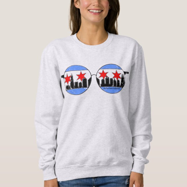 chicaGOggles sweatshirt with IG (Front)