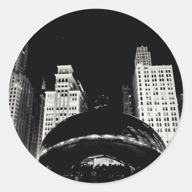Chicago's Bean Classic Round Sticker (Front)