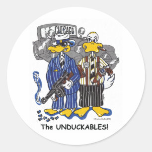 Chicago's Untouchables Classic Round Sticker