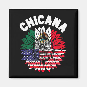 Chicana Mexican Pride Flag Mexico Roots Heritage  Magnet