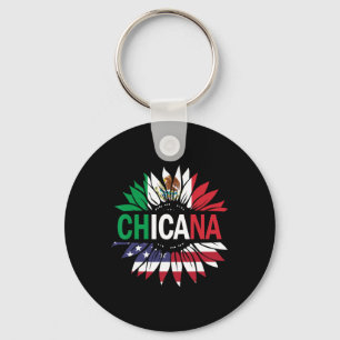 Chicana-shirt Men Women Kids Girls Boys Mexican Us Key Ring