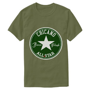 Chicano all star Brown Pride shirt tshirt