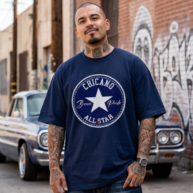 Chicano all star Brown Pride T-shirt (Chicano all star Brown Pride T-shirt)