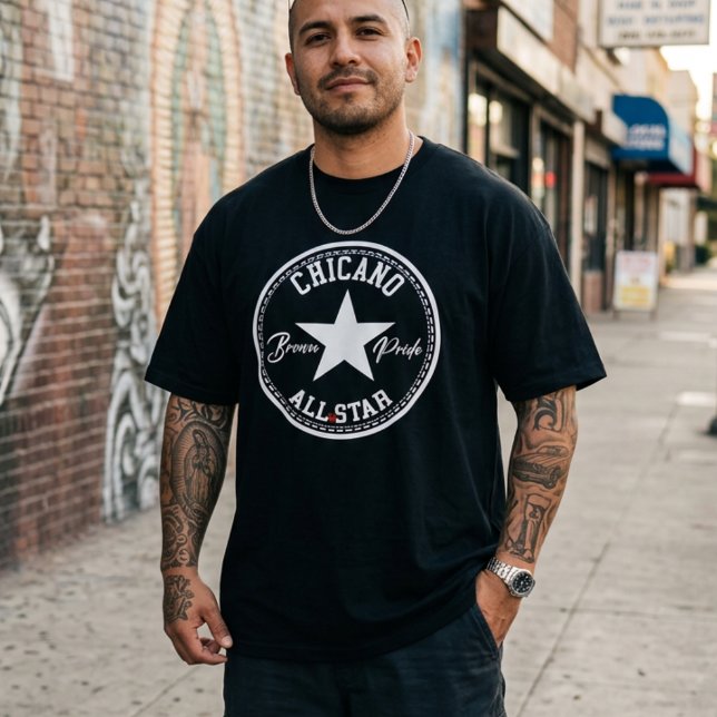 Chicano all star Brown Pride T-shirt (Creator Uploaded)