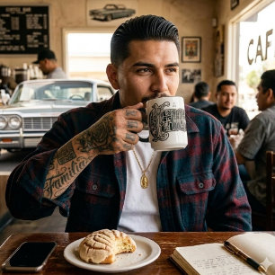 Chicano Bandanna print Mug