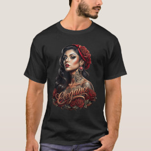 Chicano Chicana La Raza Barrio Tattoo Art Death _5 T-Shirt
