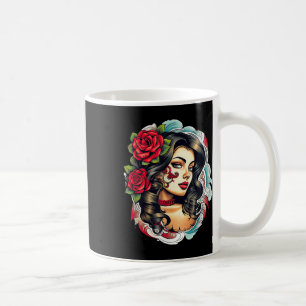 Chicano Chicana La Raza Barrio Tattoo Art Death  Coffee Mug