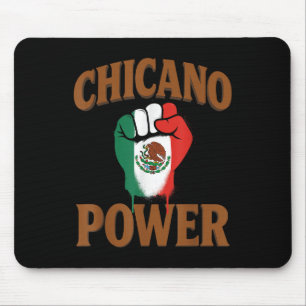 Chicano Power Mexican Mexico Flag Brown Latino Raz Mouse Mat