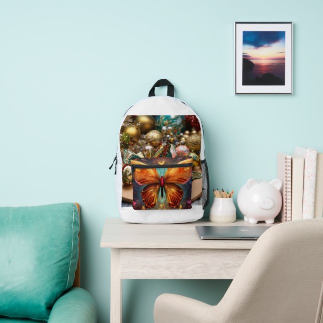ChicCarry: Elevate Your Style with Every Step" Printed Backpack (Insitu)