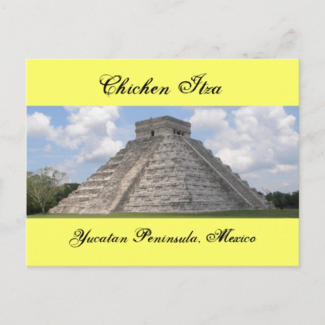 Chichen Itza 2008 Postcard (Front)