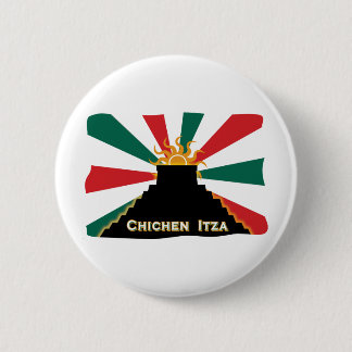 Chichen Itza 6 Cm Round Badge