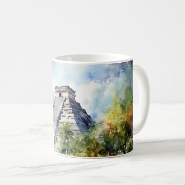 Chichen Itza Coffee Mug (Front Right)