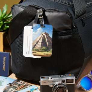 Chichen Itza Luggage Tag