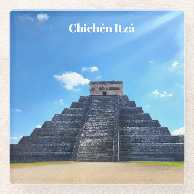 Chichén Itzá Mexico Souvenir Coaster (Front)