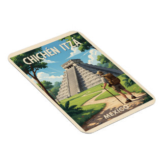 Chichén Itzá Mexico – Temple of Kukulcán Magnet