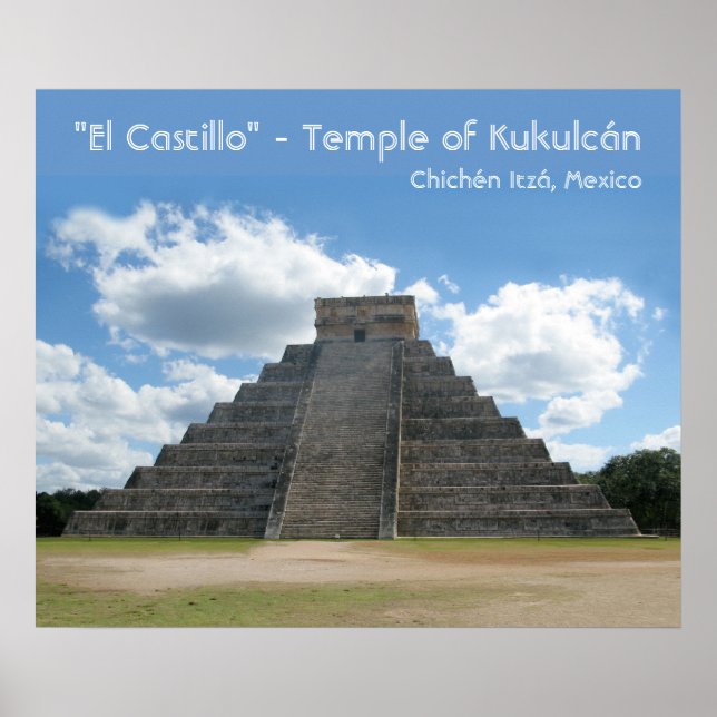 Chichén Itzá Pyramid Poster (Front)