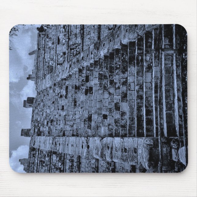 Chichen Itza Staircase Mouse Mat (Front)
