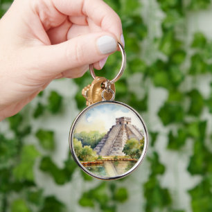 Chichen Itza, Stretched  Key Ring