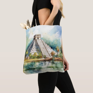 Chichen Itza, Stretched Tote Bag