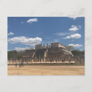 Chichen Itza Temple of the Warriors Postcard