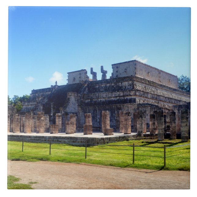 Chichen Itza. Temple warriors Tile (Front)