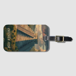 Chichén Itzá Yucatá Mexico Landscape Travel Luggage Tag