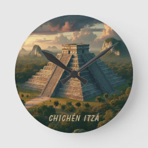 Chichén Itzá Yucatá Mexico Landscape Travel Round Clock