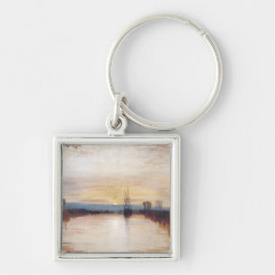 Chichester Canal by Joseph William Turner Key Ring