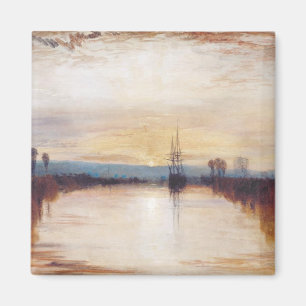 Chichester Canal by Joseph William Turner Magnet