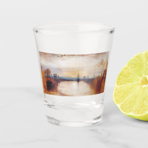 Chichester Canal by Joseph William Turner Shot Glass