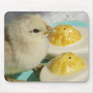 Chick and Deviled Eggs 2 Mouse Mat