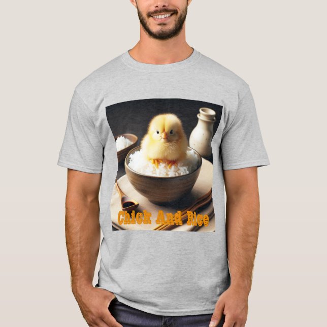 Chick And Rice # 5 T-Shirt (Front)